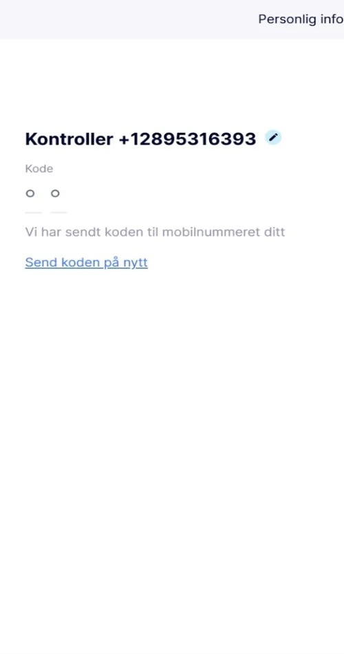 Nummerbekreftelse via SMS for Friday casino