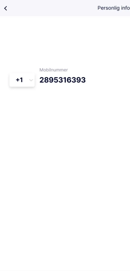 Telefonnummeret ditt til Friday casino