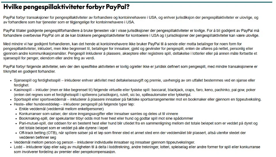 Policy om nulltoleranse