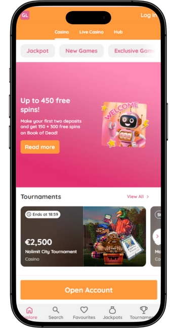 Get Lucky mobile app