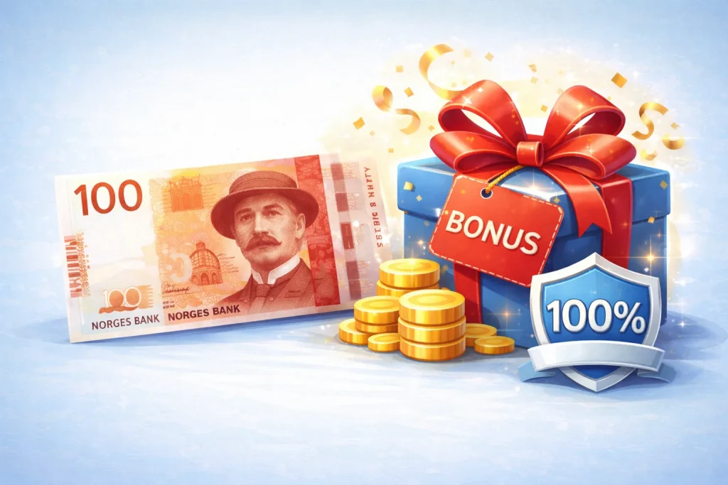 Casino med 100 kr innskudd