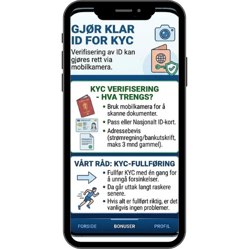 Gjør klar ID for KYC
